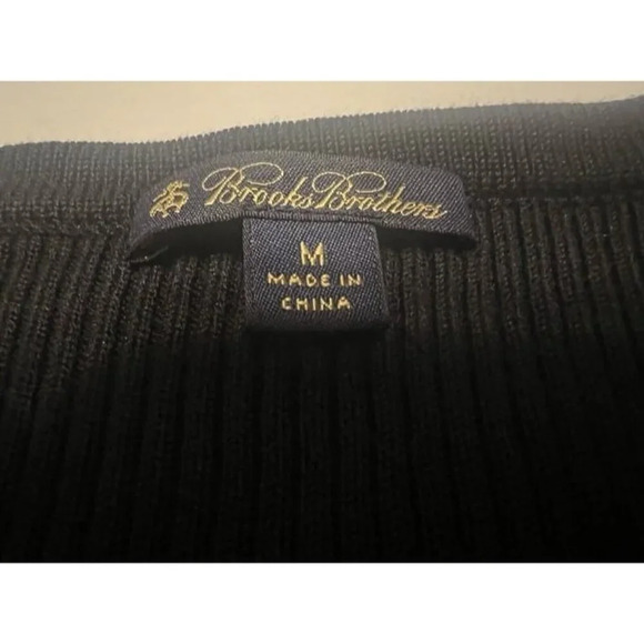 Y2K M - Brooks Brothers Cardigan Sweater Argyle Classic Boyfriend Preppy 90s - Picture 3 of 5